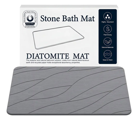 Alfombra De Baño Closefriend Con Piedra De Diatomita