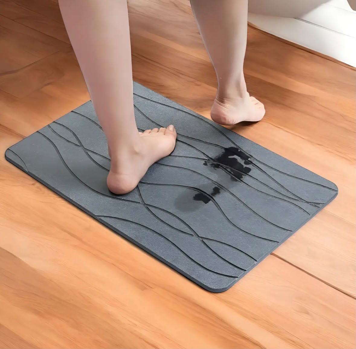 Alfombra De Baño Closefriend Con Piedra De Diatomita